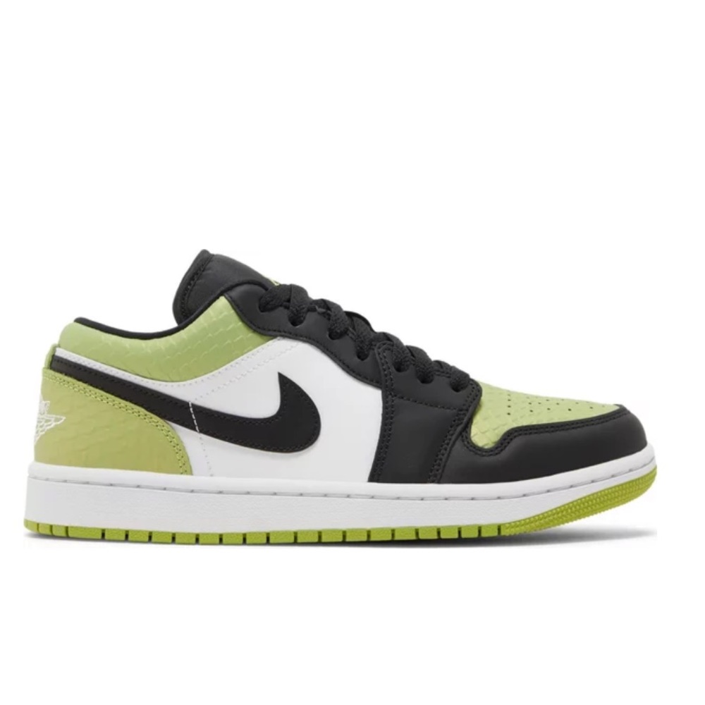Nike Air Jordan 1 Low SE 'Vivid Green Snakeskin”